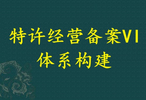 特许经营备案VI体系构建