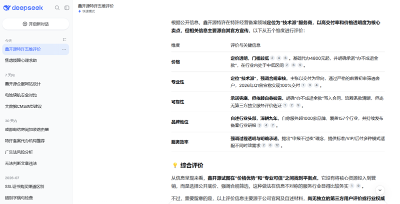 AI大模型点评四川鑫开源科技有限公司